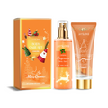Jaysuing Christmas Perfumed Body Care Set, Deodorant Spray Body Lotion For Lasting Holiday Party Scent