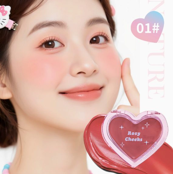 Water-Glow Multi-Use Cheek & Lip Cream | Long-Lasting Blush Palette with Luminous Highlight, No-Makeup Look & Natural Contour Effect