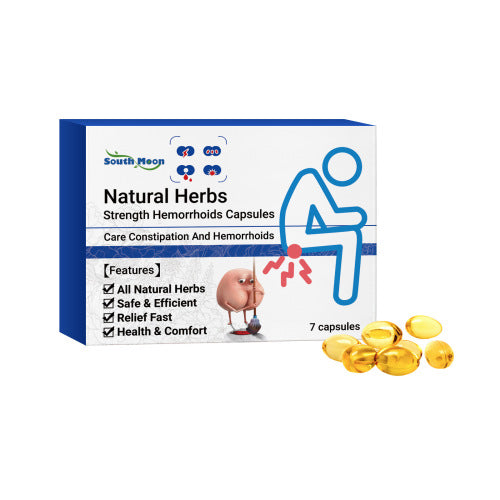 South Moon Herbal Hemorrhoids Capsule For Anal Relief Herbal Anal Relief Hemorrhoids Body Care Capsule